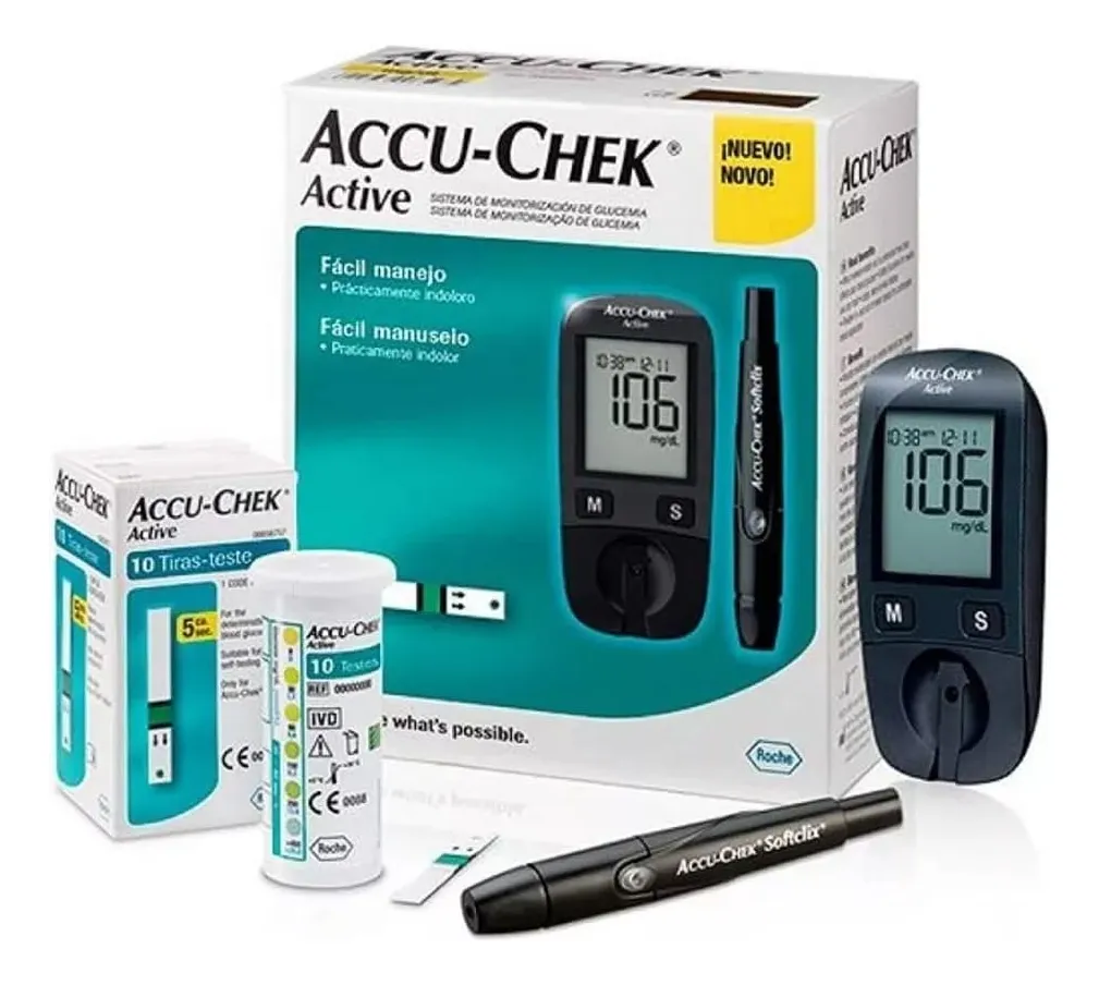 Accu Chek Glucómetro